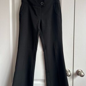 Star City Black High-Waist Buttoned Pants